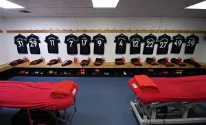 Arsenal FC: Pre-Match Huddle at Huddersfield Town's John Smiths Stadium