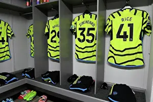 Arsenal FC: Pre-Match Huddle at Luton Town's Kenilworth Road (2023-24)