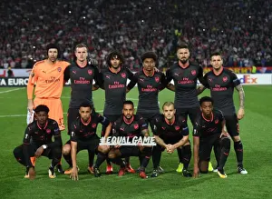 Arsenal FC: Pre-Match Huddle against Red Star Belgrade in Europa League (2017-18)