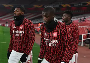 Arsenal FC: Pre-Match Huddle vs Molde FK in Europa League (2020-21)