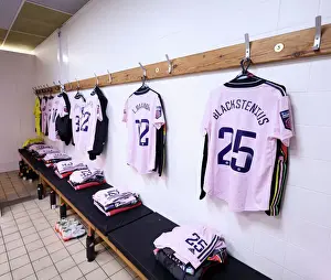 Liverpool Women V Arsenal Women 2022-23 Prints: Arsenal FC: Pre-Match Kit Preparation - Liverpool vs Arsenal, FA Womens Super League