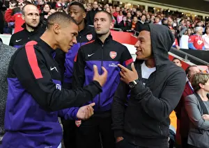 Arsenal FC: Pre-Season Friendly - Southampton v Arsenal (2012-13): Gibbs, Lansbury, Oxlade-Chamberlain in Action