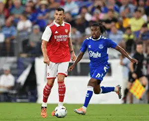 Arsenal FC in Pre-Season: Granit Xhaka at M&T Bank Stadium vs. Everton (2022)