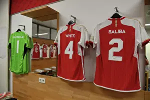 Arsenal FC: Pre-Season Preparation - Arsenal Players Shirts in Nuremberg Changing Room (July 2023)