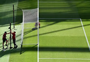 Arsenal FC: Preparing for Kick-off against Fulham at Emirates Stadium (2023-24)