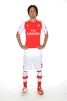Arsenal Photocall 2014/15 Prints: Arsenal FC: Rosicky at Emirates Stadium (2014/15)