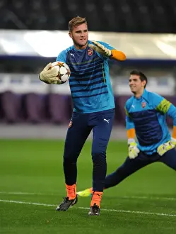 Arsenal FC: Ryan Huddart's Pre-Match Routine at RSC Anderlecht, UEFA Champions League, 2014