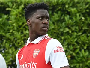 Arsenal FC: Sambi's Intense Training in Pre-Season Match Against Ipswich Town, 2022-23