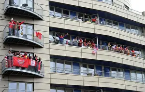 Arsenal FA Cup Final Victory Parade 2014-15 Prints: Arsenal FC: A Sea of Joy - FA Cup Victory Parade (2014-15)