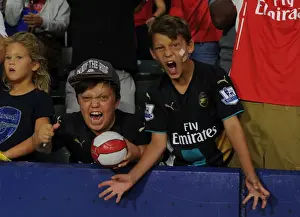 Arsenal V Chivas 2016-17 Prints: Arsenal FC: A Sea of Passion - Arsenal Fans in Full Force at the Pre-Season Match against Chivas