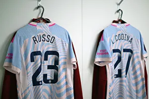 Southampton Women V Arsenal Women - Conti Cup 2023-24 Prints: Arsenal FC at Southampton FC: FA Women's Continental Tyres League Cup Dressing Room Preview