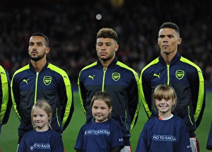 Arsenal V PFC Ludogorets Razgrad 2016-17 Prints: Arsenal FC: Theo Walcott, Alex Oxlade-Chamberlain
