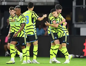 MLS Allstars V Arsenal 2023-24 Prints: Arsenal FC Thrashes MLS All-Stars: Martinelli's Brace Seals 5-1 Victory
