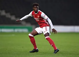 Arsenal FC Training: Daniel Oyegoke in Action at MK Dons Pre-Season Friendly, August 2020