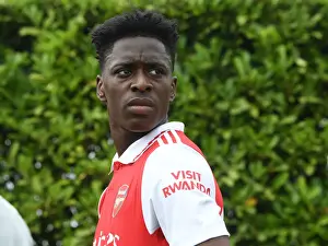 Arsenal V Ipswich Town - Pre Season 2022-23 Prints: Arsenal FC Training: Sambi in Action against Ipswich Town (Pre-Season 2022-23)