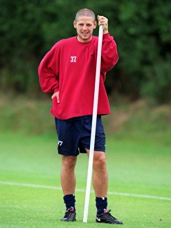 Arsenal FC Training Session at Shenley, Hertfordshire (July 2001)