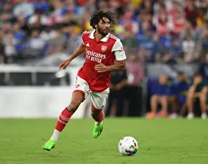 Arsenal FC Training in USA: Mohamed Elneny at Arsenal vs. Everton Pre-Season Match in Baltimore