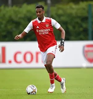 Arsenal V Ipswich Town - Pre Season 2022-23 Prints: Arsenal FC Training: Zach Awe in Action against Ipswich Town (Pre-Season Friendly 2022-23)