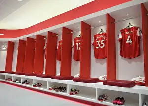 Arsenal FC: Tranquility Before the Premier League Battle - Arsenal Changing Room