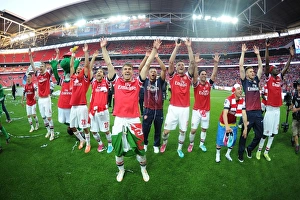 Arsenal FC Wins 2014 FA Cup Final over Hull City. Art Prints