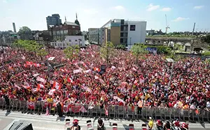 Arsenal FC: Triumphant FA Cup Victory Parade in London, 2014