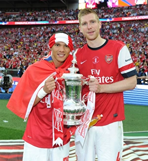 Arsenal FC Print: 2014 FA Cup Final Celebration. Art Prints