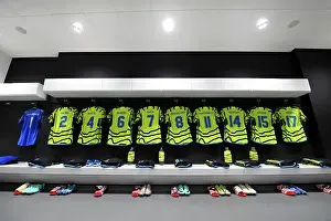 West Ham United V Arsenal - Carabao Cup 2023-24 Prints: Arsenal FC: United in the Dressing Room Ahead of West Ham Carabao Cup Clash, 2023-24