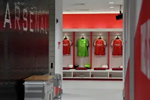 Arsenal FC: Unity in the Dressing Room - Preparing for Battle against Sevilla, UEFA Champions League 2023/24