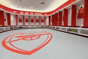 Arsenal V Crystal Palace 2023-24 Prints: Arsenal FC: Unity and Focus - The Pre-Match Huddle