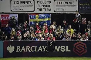 West Ham United Women V Arsenal Women 2022-23 Prints: Arsenal FC: Unwavering Support - West Ham United vs