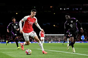 Arsenal V Bayern Munich 2023-24 Prints: Arsenal FC v FC Bayern München: Quarter-final First Leg - UEFA Champions League 2023/24 Arsenal FC v FC Bayern Munchen