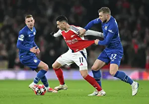 Arsenal V Dinamo Zagreb 2024-25 Prints: Arsenal FC v GNK Dinamo - UEFA Champions League 2024/25 League Phase MD7
