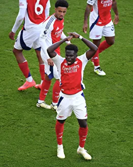 Arsenal V Leicester City 2024-25 Prints: Arsenal FC v Leicester City FC - Premier League