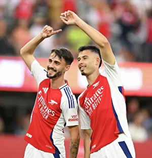 Arsenal V Manchester United Friendly Match 2024_25 Prints: Arsenal FC v Manchester United - Pre-Season Friendly