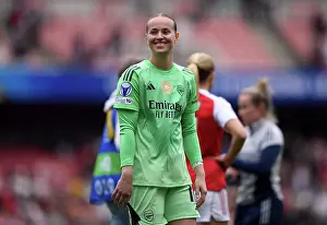 Arsenal Women V OL Lyonnes 1/2 Final 1st Leg 2025-26 Prints: Arsenal FC v OL Lyonnes - UEFA Women's Champions League 2025/26 Semi-Final First Leg Arsenal FC v OL Lyonnes