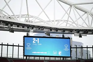 Arsenal Women V OL Lyonnes 1/2 Final 1st Leg 2025-26 Prints: Arsenal FC v OL Lyonnes - UEFA Women's Champions League 2025/26 Semi-Final First Leg Arsenal FC v OL Lyonnes