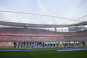Arsenal Women V OL Lyonnes 1/2 Final 1st Leg 2025-26 Prints: Arsenal FC v OL Lyonnes - UEFA Women's Champions League 2025/26 Semi-Final First Leg Arsenal FC v OL Lyonnes