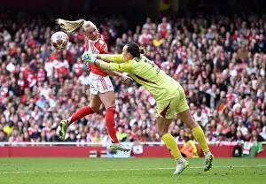Arsenal Women V OL Lyonnes 1/2 Final 1st Leg 2025-26 Prints: Arsenal FC v OL Lyonnes - UEFA Women's Champions League 2025/26 Semi-Final First Leg Arsenal FC v OL Lyonnes