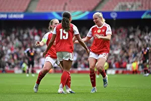 Arsenal Women V OL Lyonnes 1/2 Final 1st Leg 2025-26 Prints: Arsenal FC v OL Lyonnes - UEFA Women's Champions League 2025/26 Semi-Final First Leg Arsenal FC v OL Lyonnes