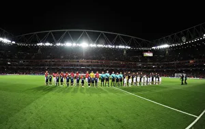 Arsenal v Olympiacos 2012-13 Collection: Arsenal FC v Olympiacos FC - UEFA Champions League