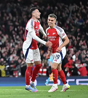 Arsenal V Real Madrid 24-25 Prints: Arsenal FC v Real Madrid C.F. - UEFA Champions League 2024/25 Quarter Final First Leg