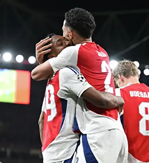 Arsenal V Real Madrid 24-25 Prints: Arsenal FC v Real Madrid C.F. - UEFA Champions League 2024/25 Quarter Final First Leg