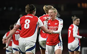 Arsenal Women V Real Madrid Women 2024-25 Prints: Arsenal FC v Real Madrid CF - UEFA Women's Champions League Quarter Finals Second Leg Arsenal FC v Real Madrid CF