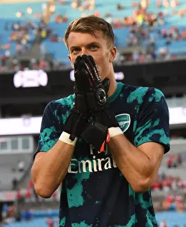 Arsenal FC vs ACF Fiorentina: Matt Macey's Post-Match Moment at 2019 International Champions Cup, Charlotte