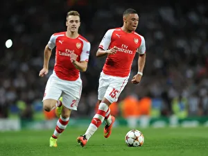 Arsenal V Besiktas 2014/15 Prints: Arsenal FC vs Besiktas JK