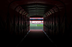 Arsenal V Besiktas 2014/15 Prints: Arsenal FC vs Besiktas JK: Players Tunnel