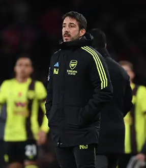 Arsenal FC vs Burnley: Nico Jover Coaches at Emirates Stadium, Premier League 2023-24
