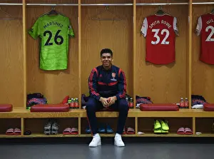 Arsenal FC vs Chelsea FC: Behind the Scenes - Tyreece John-Jules in the Arsenal Changing Room (Premier League, 2019-20)