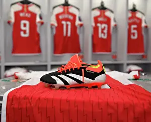 Arsenal Women V Everton Women 2023-24 Prints: Arsenal FC vs Everton FC: Barclays Women's Super League - New Adidas Boots Debut at Meadow Park