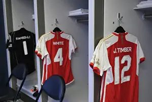 Arsenal FC vs. FC Barcelona: Pre-Season Clash at SoFi Stadium - Arsenal Dressing Room, 2023